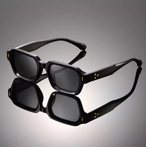 Retro Square Full-Frame Sunglasses – Stylish, Durable & Unisex