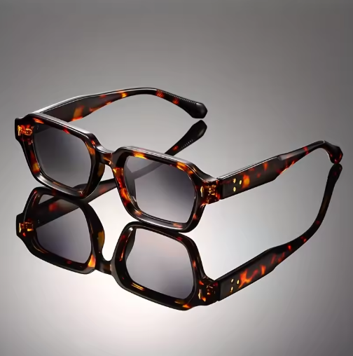 Retro Square Full-Frame Sunglasses – Stylish, Durable & Unisex