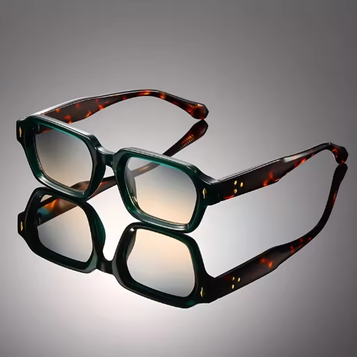 Retro Square Full-Frame Sunglasses – Stylish, Durable & Unisex