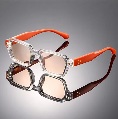 Retro Square Full-Frame Sunglasses – Stylish, Durable & Unisex